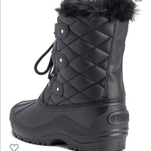 Polar Mild Calf Winter Waterproof Snow Boots Black
